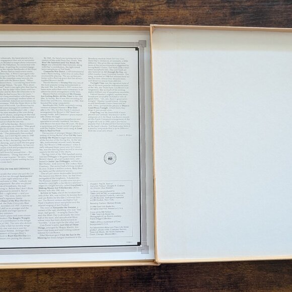 Les Brown Big Bands Time Life 2 LP vinyl Records box Set Half Speed Mastered - Picture 2 of 8